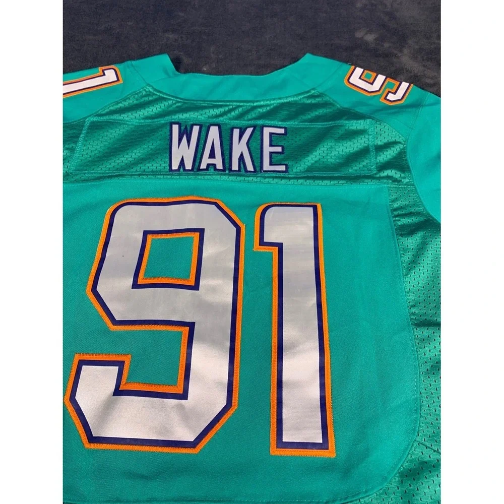 Nike Cameron Wake Miami‎ Dolphins On-Field Jersey Men's Size 44 Aqua NWT